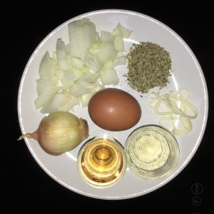 Ingredients for sauce Béarnaise