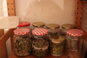 capers in jar