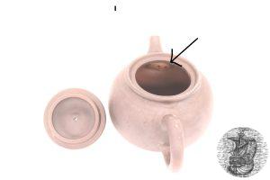 Tea pot with integrated tea filter