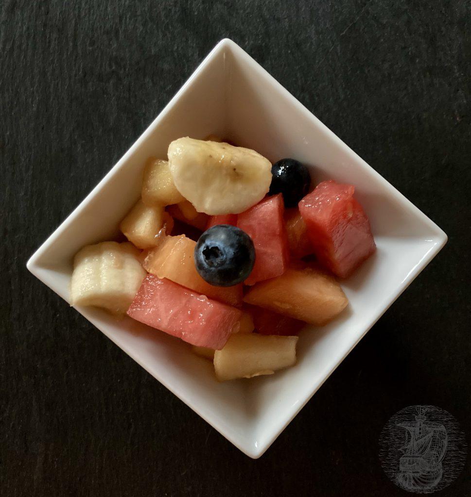 fruit salad with blueberry