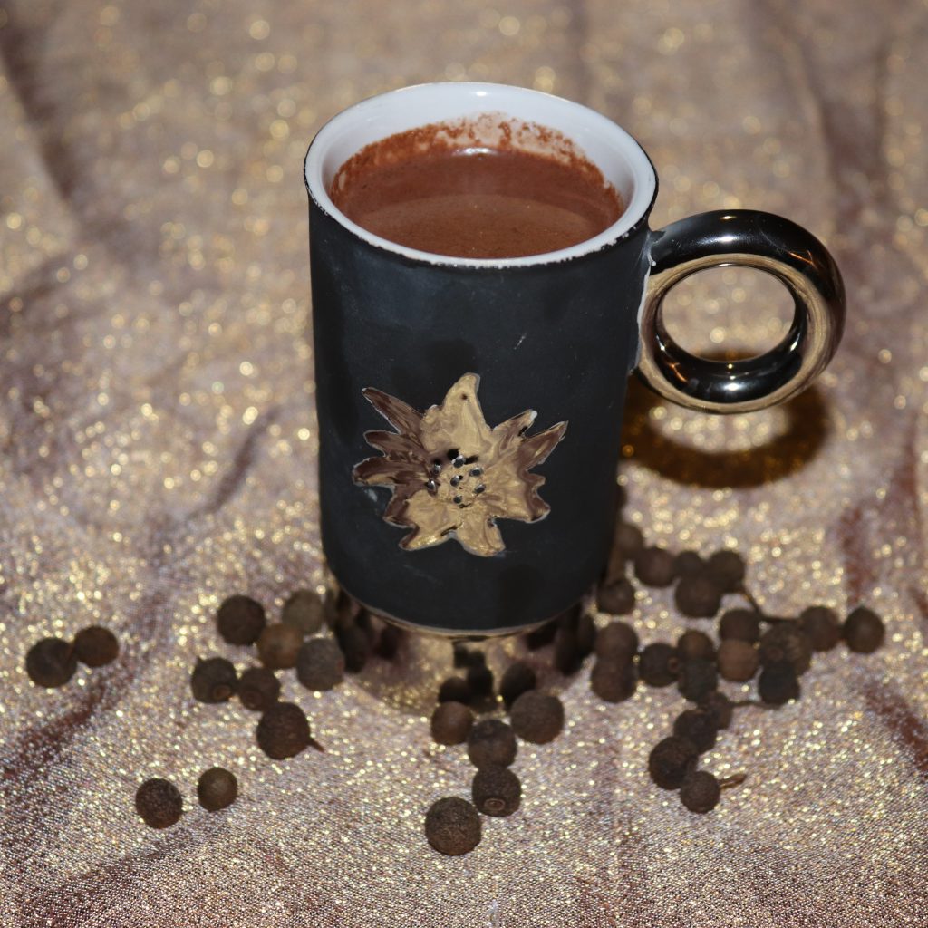 hot chocolate with allspice - winter drink